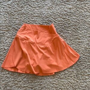 Women's Halara Orange Golf or Tennis Skirt. Size small.